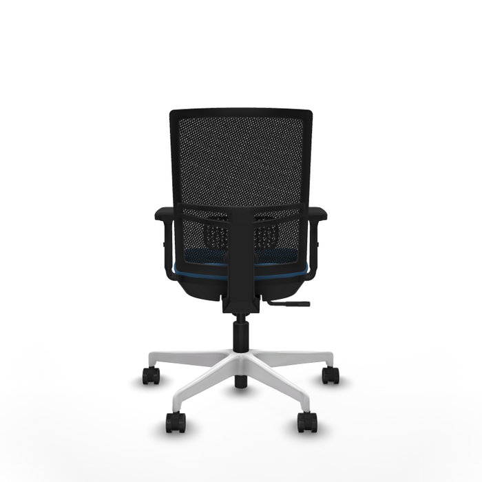 PIQUERAS Y CRESPO Silla de oficina Yunquera con mecanismo Sincro, Azul claro y Negro PIQUERAS Y CRESPO Silla de oficina Yunquera con mecanismo Sincro, Azul claro y Negro