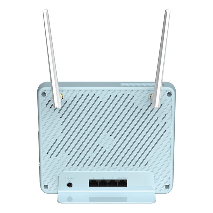 D-Link G415/E Eagle Pro UMTS/4G/LTE Mobile Hotspot, Router de Sobremesa Wi-Fi 6 Doble Banda 1201 Mbit/s, Azul y Blanco