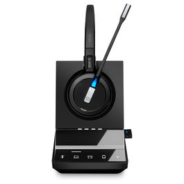 EPOS IMPACT SDW 5016 Auricular DECT Inalámbrico Monoaural para Oficina con Cancelación de Ruido, Negro - Compatible EU/UK/AUS