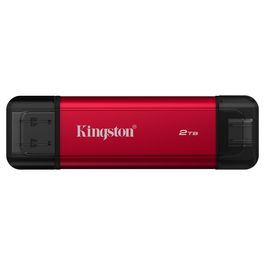 Kingston 2TB SSD Externo, Portable, USB-A/USB-C, Velocidad 1050MB/s, USB 3.2 Gen 2