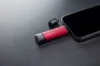 Kingston XS2000 Dual Portable SSD 2TB - USB-C y USB-A 3.2 Gen 2, 1050MB/s, Metal - Negro/Rojo