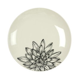 Home Deco Factory Plato Cottage Gris 20 cm