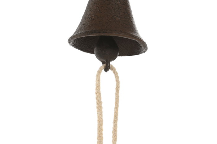 DKD Home Decor Campana Negro Marron Hierro Colado Cuerda 7.5 x 18.5 x 14.5 cm DKD Home Decor Campana Negro Marron Hierro Colado Cuerda 7.5 x 18.5 x 14.5 cm