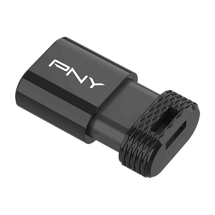 PNY Technologies Elite-X Fit 128 GB USB Tipo C 3.2 Gen 1 Pendrive Negro, Velocidad Lectura 200 MB/s, Incluye Llavero