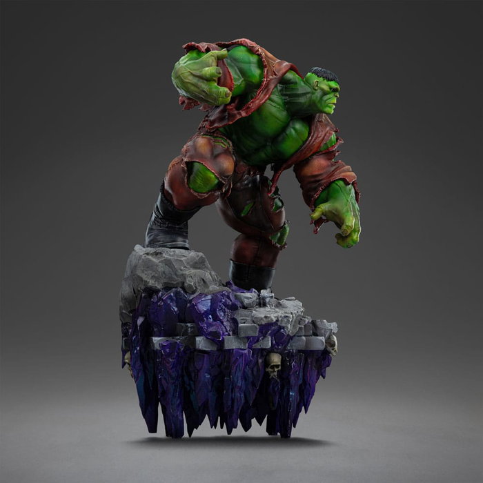 Marvel Estatua 1/10 BDS Art Scale Infinity Gauntlet Hulk Deluxe Diorama 32 cm