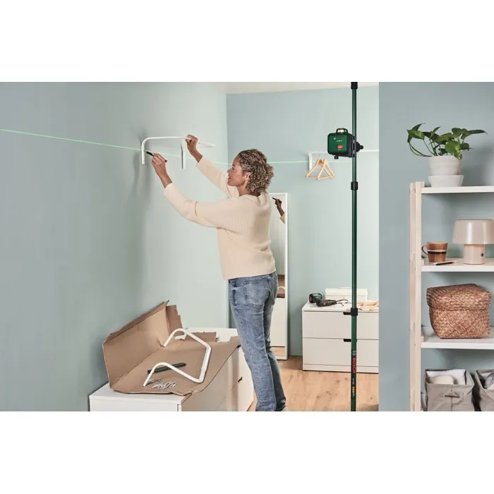 Bosch Láser de línea PLL 360-1 - Incluye trípode TT120, estuche y baterías (BOS4053423327441)