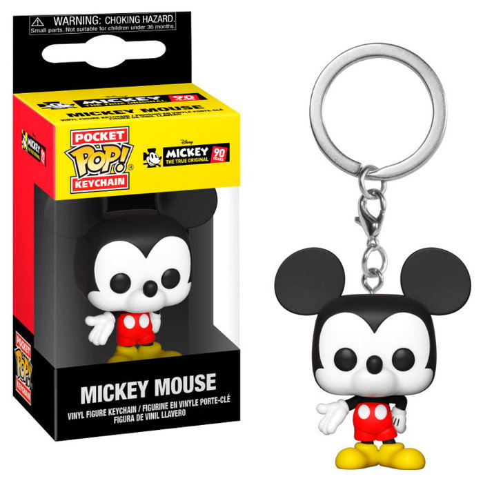 FUNKO Llavero Pocket POP Disney Mickey Mouse FUNKO Llavero Pocket POP Disney Mickey Mouse