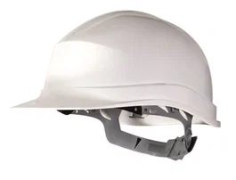 Deltaplus Casco de Protección Polietileno Obra Trabajos Eléctricos Baja Tensión Color Blanco