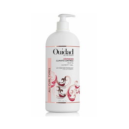 Ouidad Advanced Climate Control Heat & Humidity Gel 1000ml - Gel Definidor y Sellador de Rizos con Nano Tecnología Antifrizz