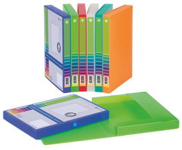 Carpeta De Proyectos Carchivo Pp Canguro Trans A4 Con Broche 3 Cm Azul