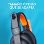 Logitech Zone Learn Auriculares Diadema Alámbricos con Microfono para Educación, USB-C y 3.5mm, Ajuste Microajustable para Estudiantes, Diseño Durable (Azul/Naranja)