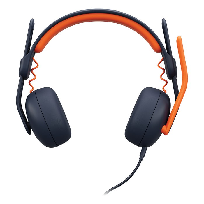 Logitech Auriculares Zone Learn Classic Blue con Micrófono para Estudiantes, Cableados, Supraaurales, Cancelación de Ruido Activa, Azul