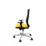 PIQUERAS Y CRESPO Silla de oficina Mardos Sincro/Traslack Amarillo y Negro