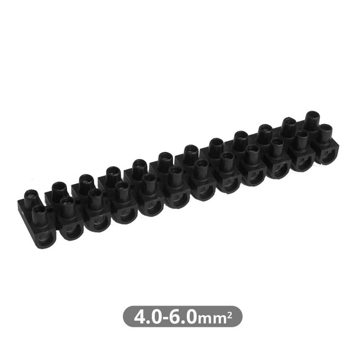 GSC Evolution Pack 10 Regletas de Conexión 6 mm2 - Negra GSC Evolution Pack 10 Regletas de Conexión 6 mm2 - Negra