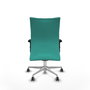 PIQUERAS Y CRESPO Silla Albacete Confidente Turquesa con Mecanismo Sincro y Brazos 2D