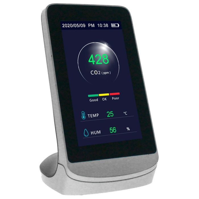 Levenhuk Wezzer Air MC60 Monitor de calidad del aire Plata