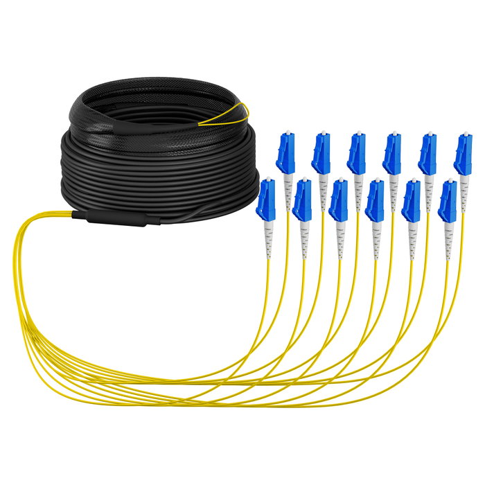EFB Elektronik Cable de Fibra Óptica OS2 Monomodo LC-LC 12E 10m EFB Elektronik Cable de Fibra Óptica OS2 Monomodo LC-LC 12E 10m