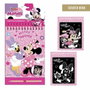 Cerdá Set de Papelería Scratch Book Minnie Disney Rosa