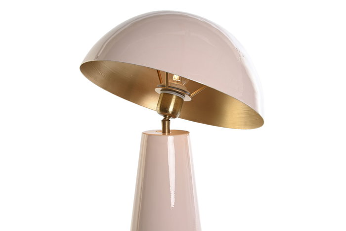 DKD Home Decor Lámpara de Sobremesa Seta Hierro Lacado Rosa DKD Home Decor Lámpara de Sobremesa Seta Hierro Lacado Rosa