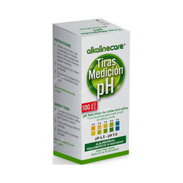 ALKALINE CARE Tiras Medicion Ph Alta Presicion Saliva-Orina 100U