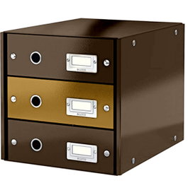 DKD Home Decor Organizador Cajonera Gris