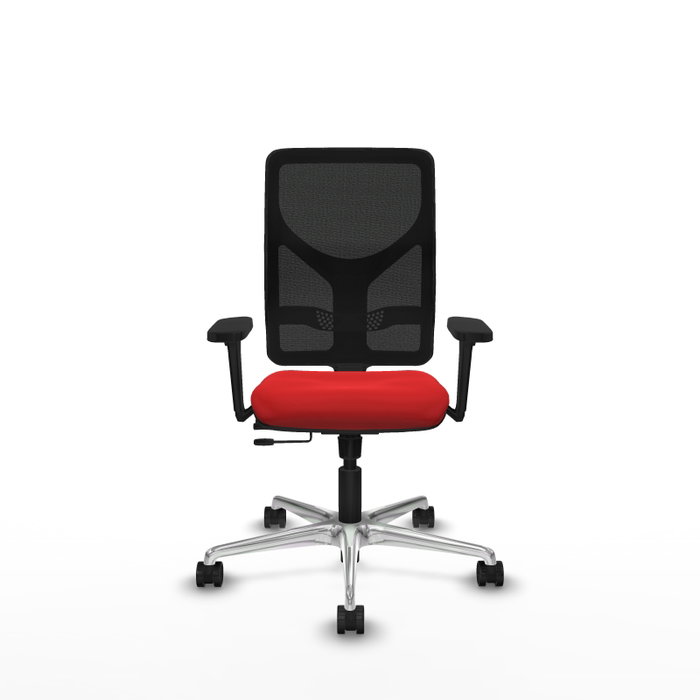 PIQUERAS Y CRESPO Silla de oficina Motilla con mecanismo Sincro/Traslack Rojo y Negro PIQUERAS Y CRESPO Silla de oficina Motilla con mecanismo Sincro/Traslack Rojo y Negro
