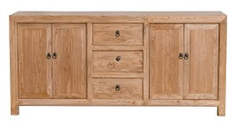 DKD Home Decor Buffet de Madera Reciclada y Olmo Natural