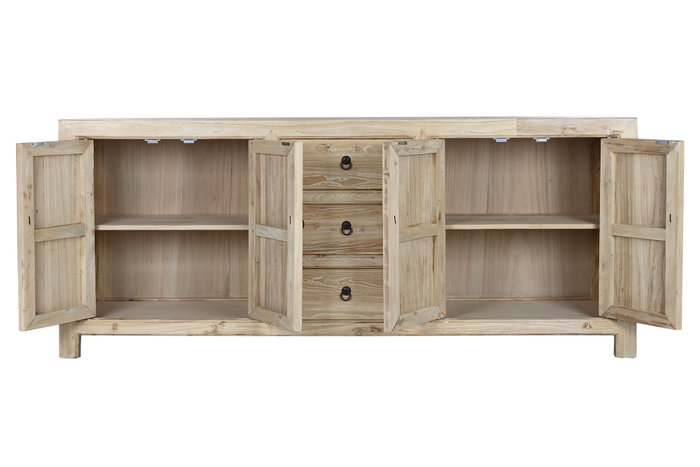 DKD Home Decor Buffet de Madera Reciclada y Olmo Natural