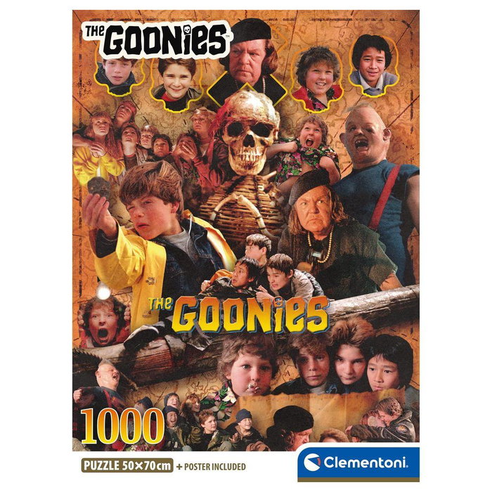 CLEMENTONI Puzzle Goonies 1000 Piezas, 98 x 33 cm, para Adultos