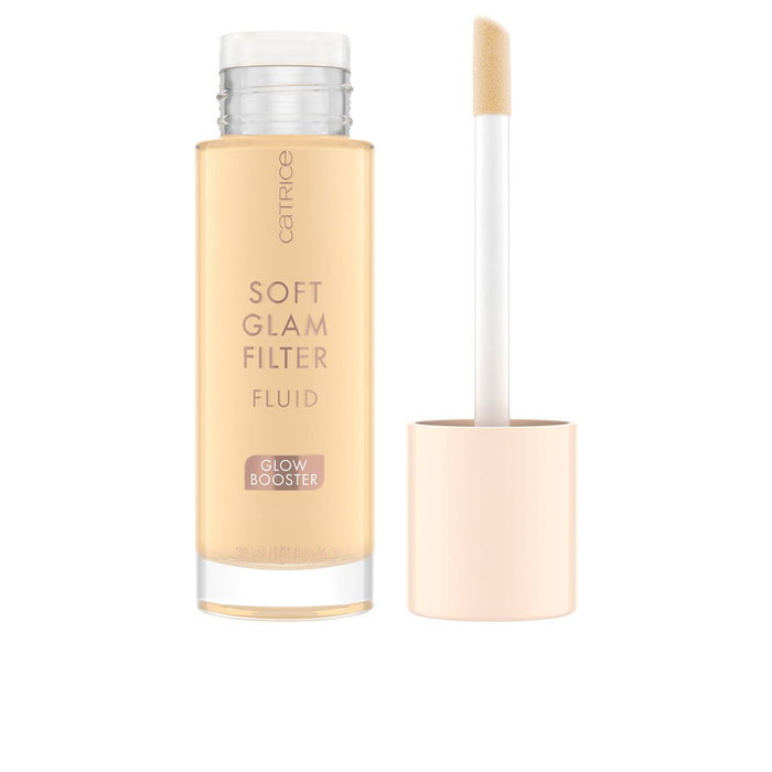 Catrice SOFT GLAM FILTER Fluid Glow Booster Iluminador Efecto Filtro Suave Tono #010 Fair 30 ml - Cutis Perfecto Resplandeciente Cruelty Free Catrice SOFT GLAM FILTER Fluid Glow Booster Iluminador Efecto Filtro Suave Tono #010 Fair 30 ml - Cutis Perfecto Resplandeciente Cruelty Free