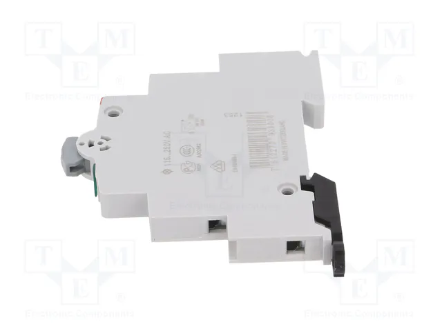 ABB Interruptor de botón verde para raíl DIN 250VAC 16A