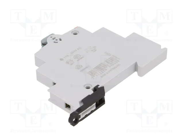 ABB Interruptor de botón verde para raíl DIN 250VAC 16A