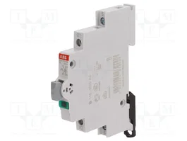 ABB Interruptor de botón verde para raíl DIN 250VAC 16A