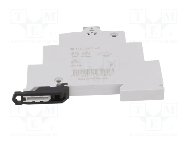 ABB Interruptor de botón verde para raíl DIN 250VAC 16A