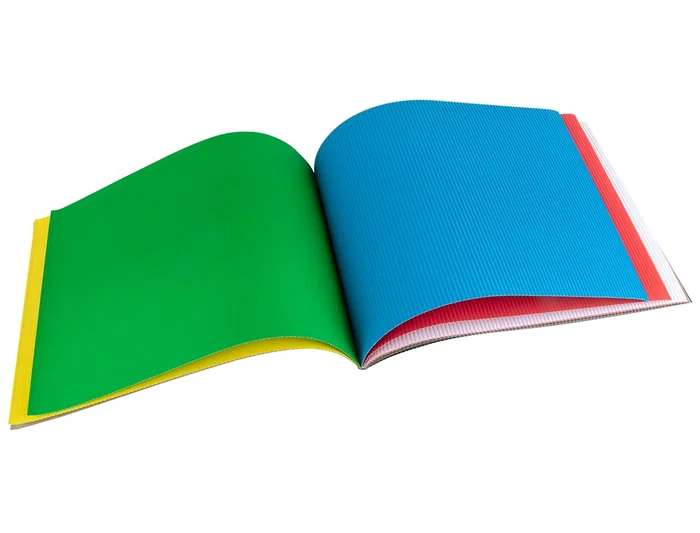 Liderpapel Bloc de Cartón Ondulado para Trabajos Manuales, 10 Hojas, Colores Surtidos, 240x315 mm, 160 g/m²