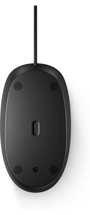 HP Ratón 125 Wired Mouse, Productividad Diaria Confortable