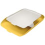 Leitz Bandeja de sobremesa Cosy con organizador amarillo
