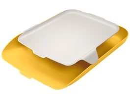Leitz Bandeja sobremesa plástico amarillo 274x62x391 mm