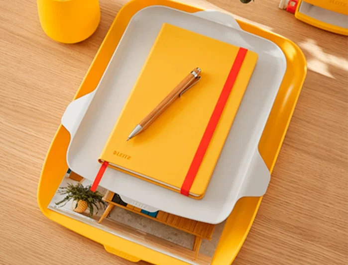 Leitz Bandeja sobremesa plástico amarillo 274x62x391 mm
