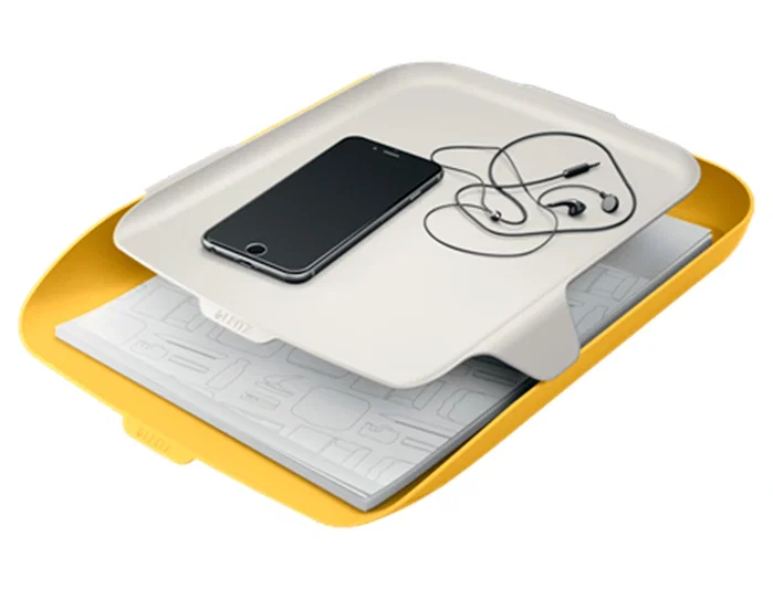 Leitz Bandeja sobremesa plástico amarillo 274x62x391 mm