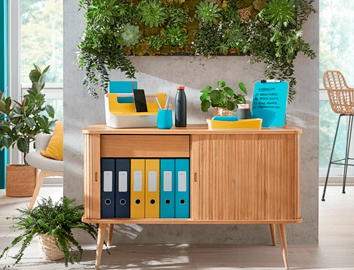 Leitz Bandeja sobremesa plástico amarillo 274x62x391 mm