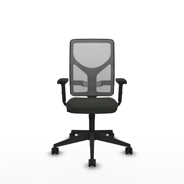 PIQUERAS Y CRESPO Silla de oficina Motilla con mecanismo Sincro, Tela Negra y Malla Gris PIQUERAS Y CRESPO Silla de oficina Motilla con mecanismo Sincro, Tela Negra y Malla Gris