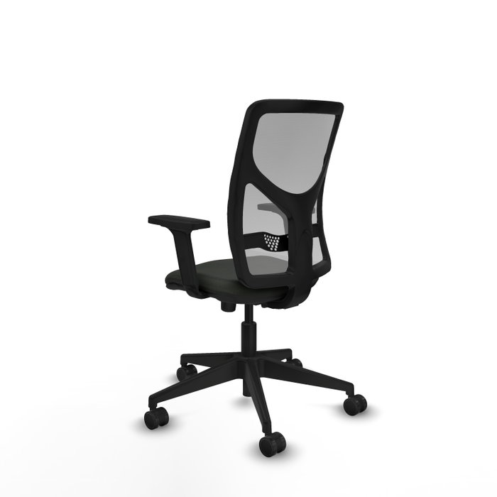 PIQUERAS Y CRESPO Silla de oficina Motilla con mecanismo Sincro, Tela Negra y Malla Gris PIQUERAS Y CRESPO Silla de oficina Motilla con mecanismo Sincro, Tela Negra y Malla Gris