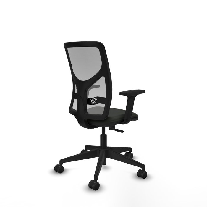 PIQUERAS Y CRESPO Silla de oficina Motilla con mecanismo Sincro, Tela Negra y Malla Gris PIQUERAS Y CRESPO Silla de oficina Motilla con mecanismo Sincro, Tela Negra y Malla Gris