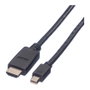 VALUE Cable Mini DisplayPort de 3 m Negro