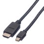 VALUE Cable de vídeo Mini DisplayPort a Mini DisplayPort 3 m