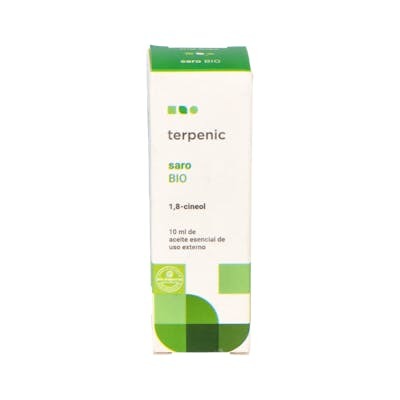 TERPENIC Aceite Esencial Bio Saro Mandravasarotra 10Ml - Antiséptico, antibacteriano, expectorante, antiespasmódico, neurotónico y astringente TERPENIC Aceite Esencial Bio Saro Mandravasarotra 10Ml - Antiséptico, antibacteriano, expectorante, antiespasmódico, neurotónico y astringente