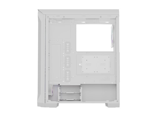 Genesis Irid 505 V2 ARGB White Midi Tower, ventana, sin fuente, 4 ventiladores 120mm ARGB, 2xUSB 3.0 Genesis Irid 505 V2 ARGB White Midi Tower, ventana, sin fuente, 4 ventiladores 120mm ARGB, 2xUSB 3.0
