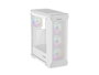 Genesis Irid 505 V2 ARGB White Midi Tower, ventana, sin fuente, 4 ventiladores 120mm ARGB, 2xUSB 3.0
