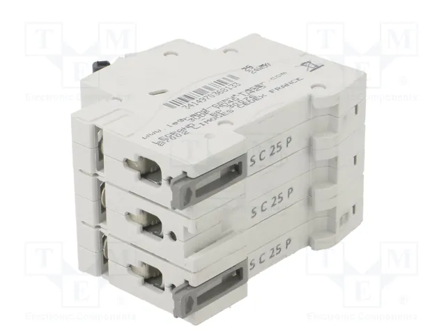 LEGRAND RX3 Interruptor magnetotérmico 25A 3P Característica C LEGRAND RX3 Interruptor magnetotérmico 25A 3P Característica C